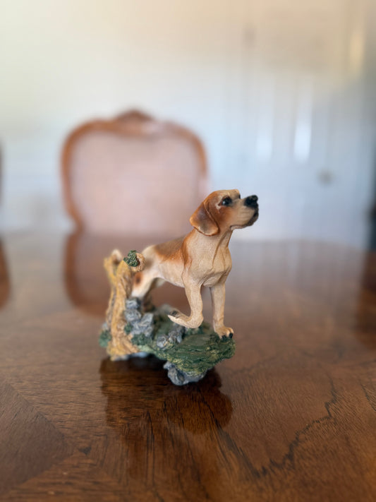 Vintage Hunting Dog Statue
