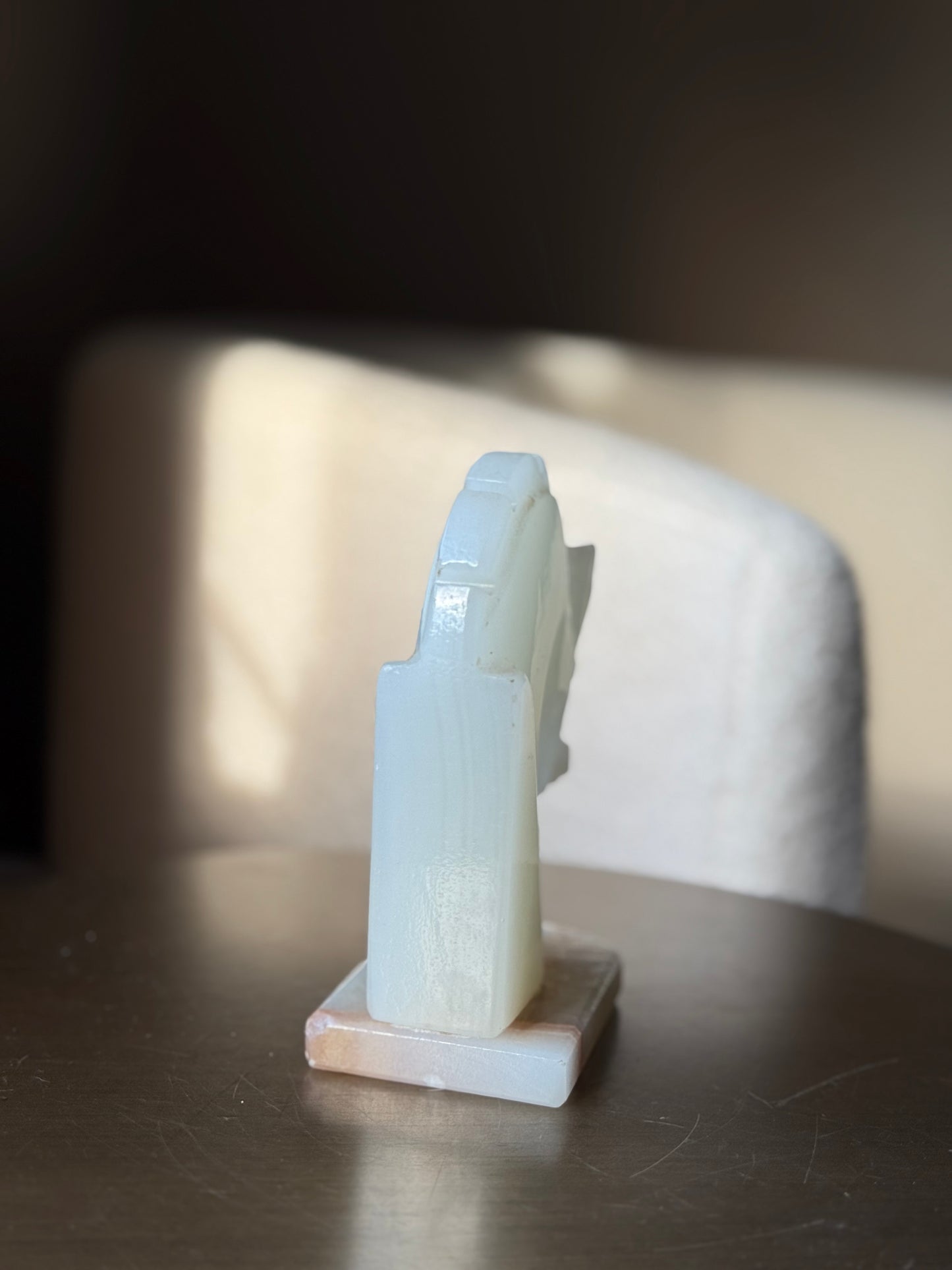 Vintage Onxy Horse Bookend