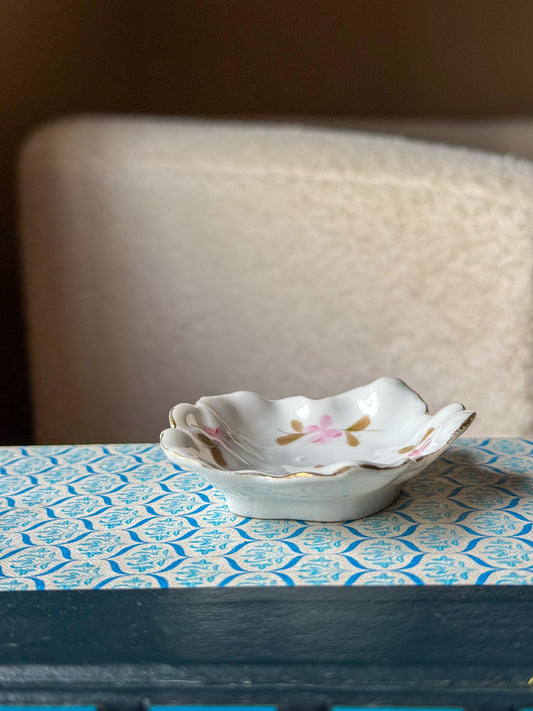 Ceramic Hand-Painted Teabag Holder
