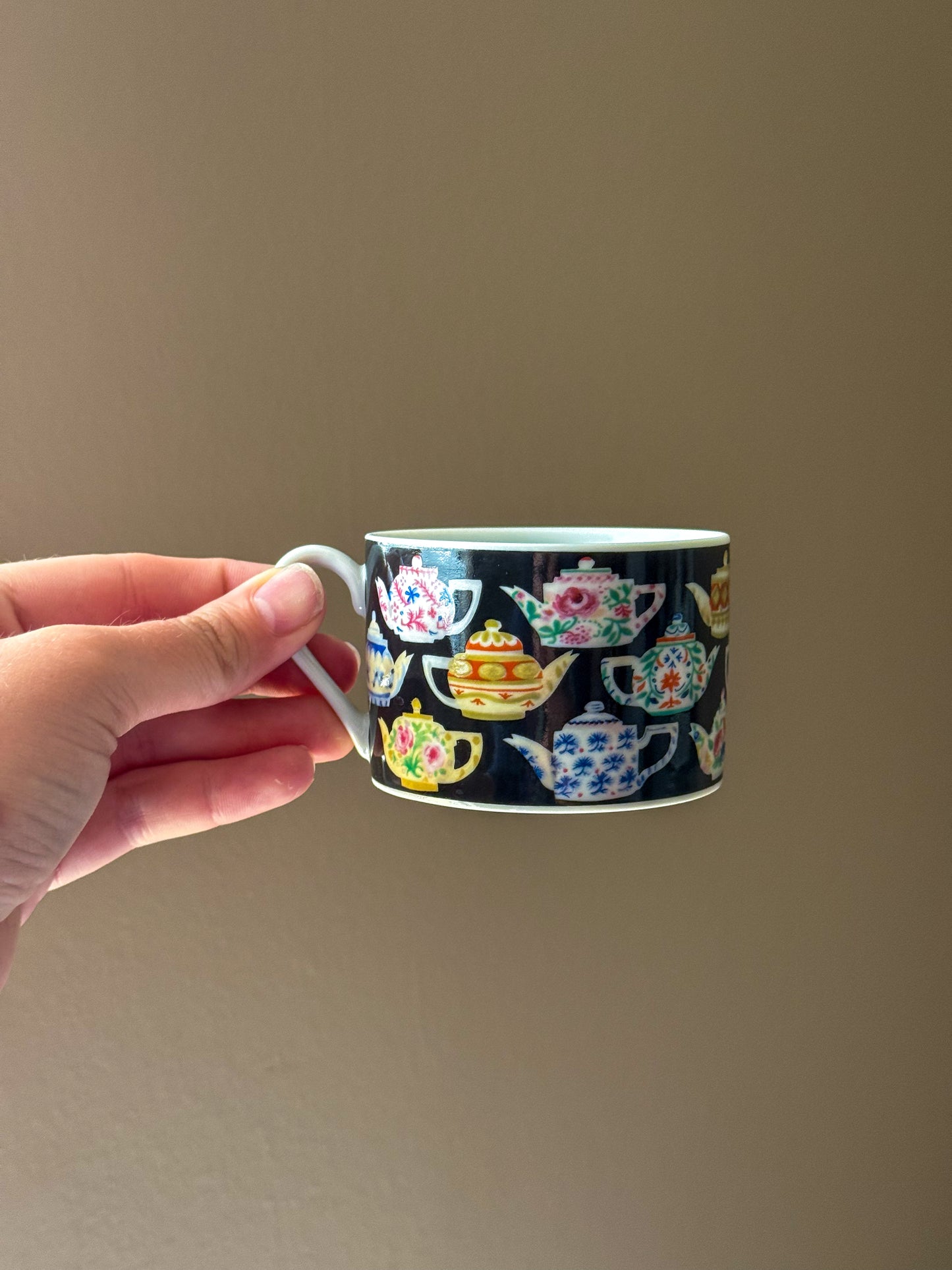 Dept 56 “Tea Leaves” Teacup + Saucer Set