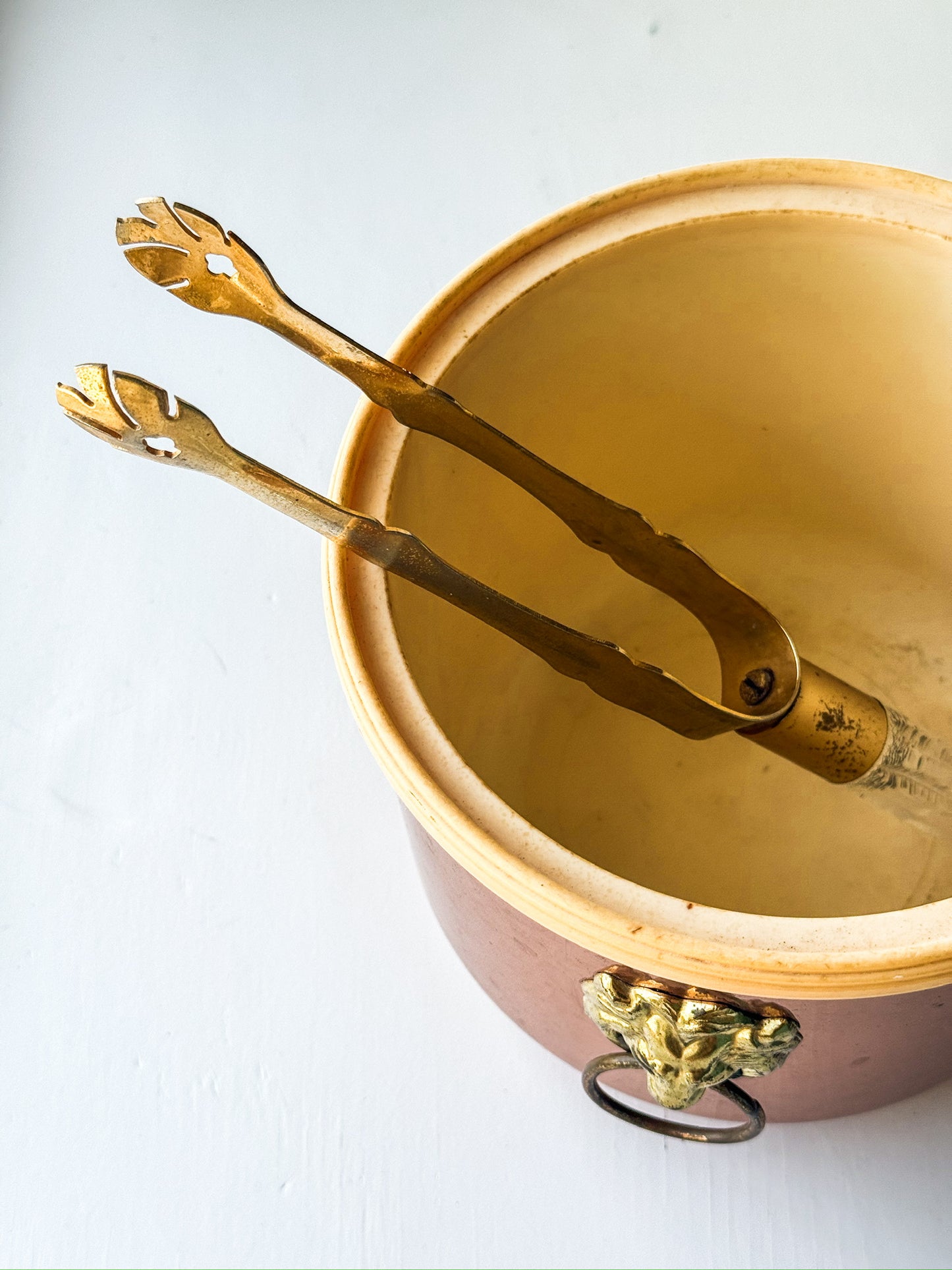 Vintage Polished Copper Ice Bucket